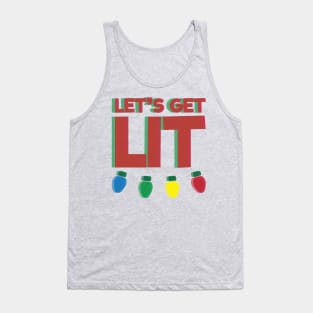 Lets Get Lit - Christmas Lights Tank Top